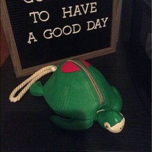 Betsy Johnson turtle clutch